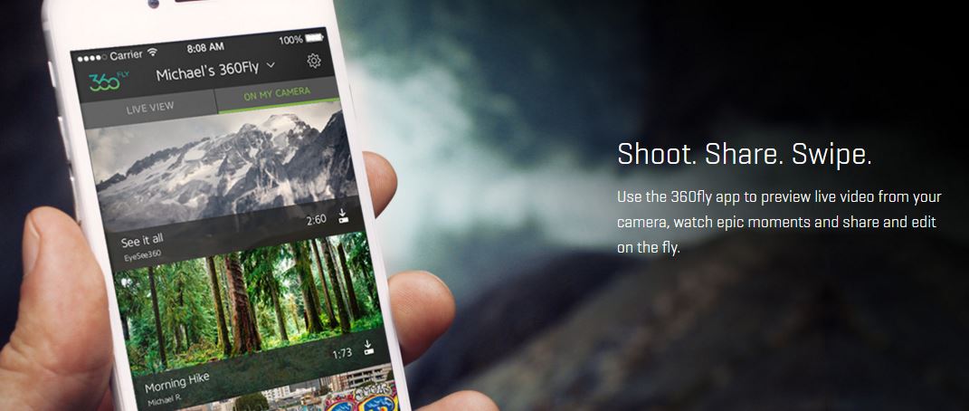 Shoot, share, swipe